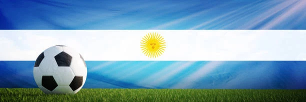 bandera argentina pelota futbol
