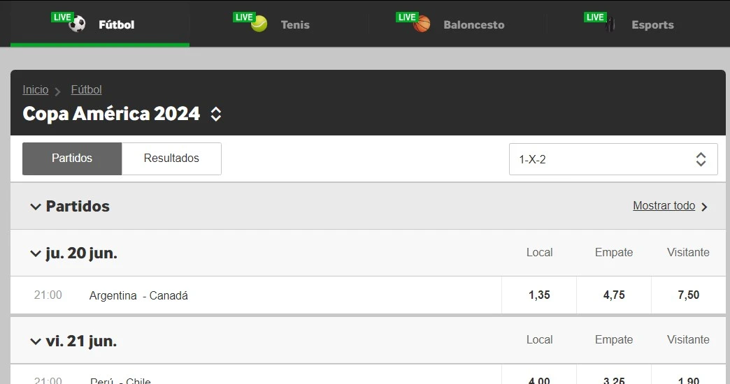 betway copa america 